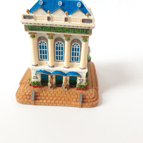 Liberty Falls Collection NEW Liberty Falls Theatre AH208 with Dusting Snow Mini - Picture 2 of 13